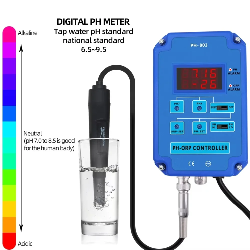 PH-803 Digital 2&1 PH ORP Redo - Thermometer Digital recension och pris